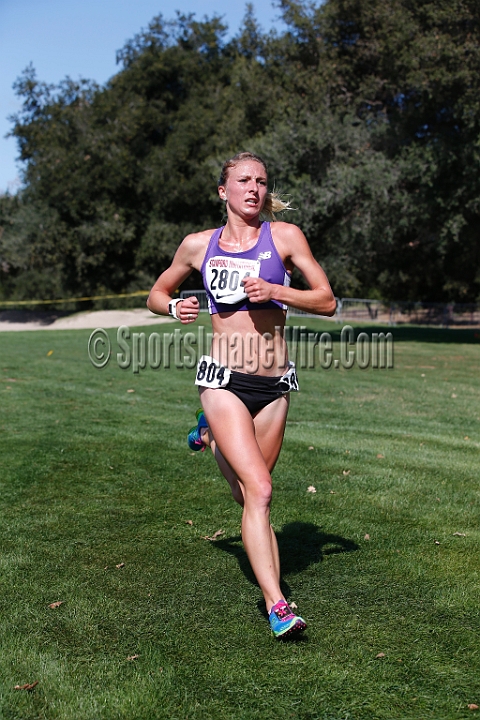 2014StanfordCollWomen-321.JPG - College race at the 2014 Stanford Cross Country Invitational, September 27, Stanford Golf Course, Stanford, California.